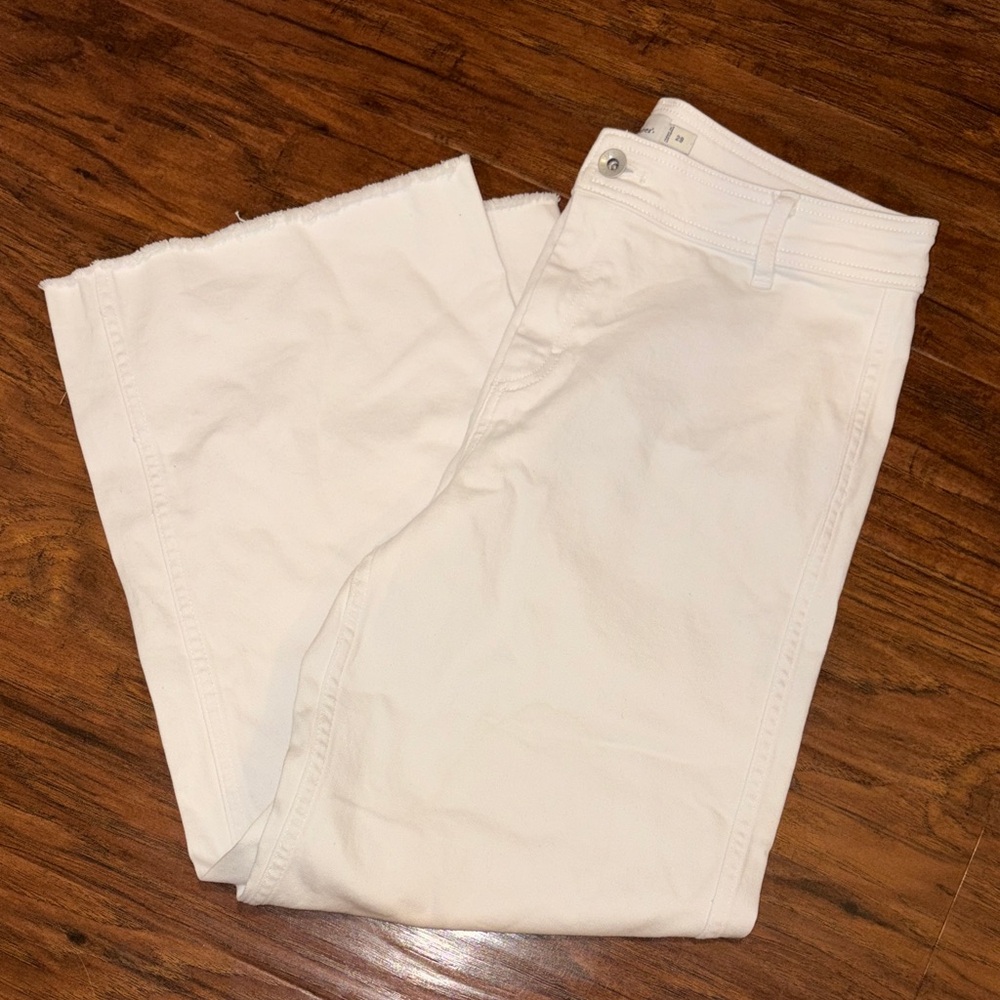 Women’s Vineyard Vines White Wide-Leg Pants 29